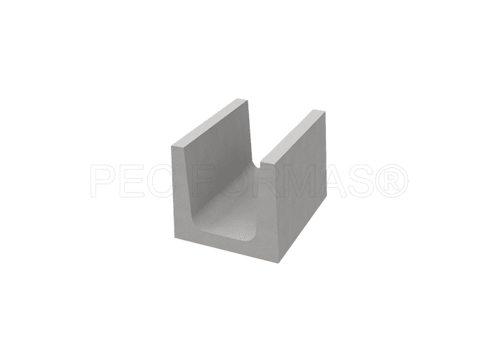 Fôrma Plástica para Canaleta