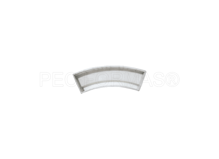 Fôrma Plástica para Elemento da Calha Arco