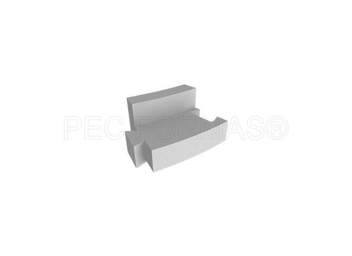 Fôrma Plástica p Elemento de Contenção Peça E