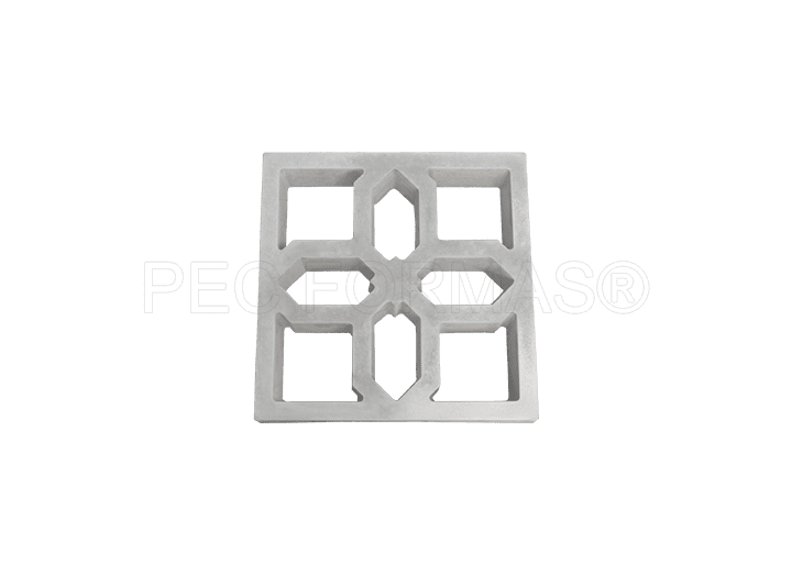 Fôrma Plástica para Elemento Vazado Flor