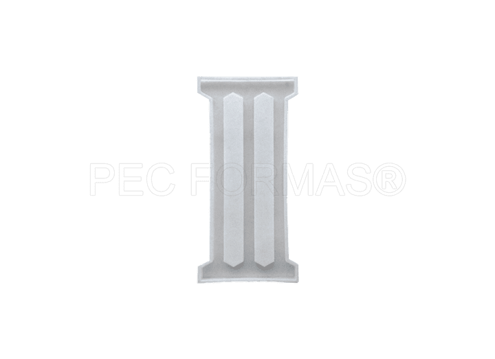 Fôrma Plástica para Grade Inclinada