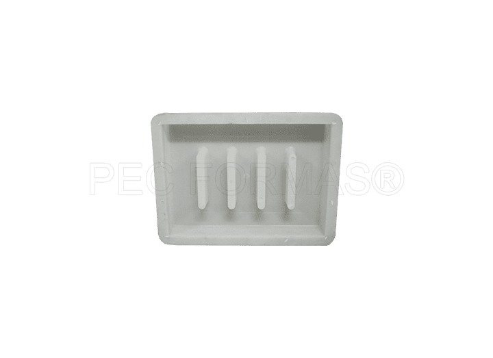 Fôrma Plástica para Ralo de Drenagem 4 Furos