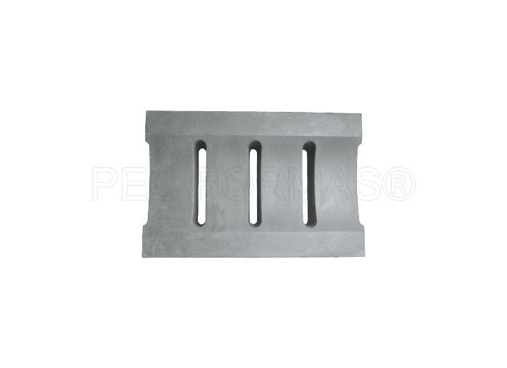 Fôrma Plástica para Ralo / Vala 3 Furos