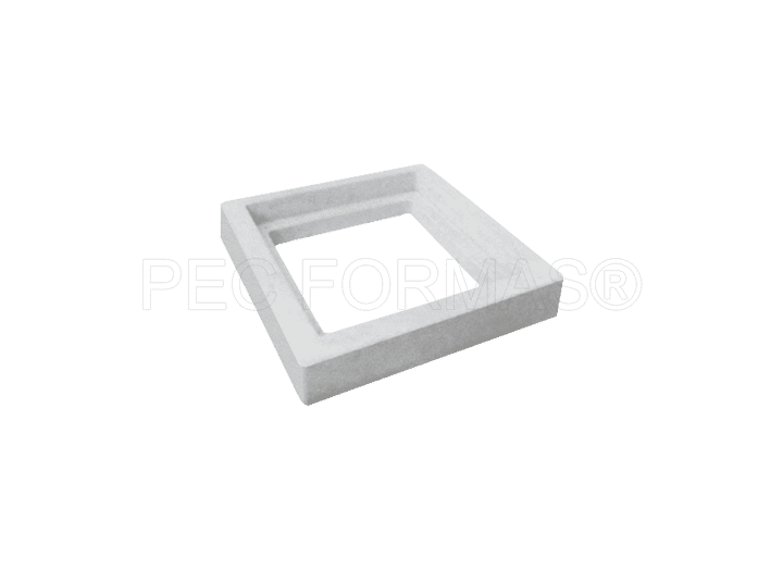 Fôrma Plástica para Moldura de Inspeção Quadrada