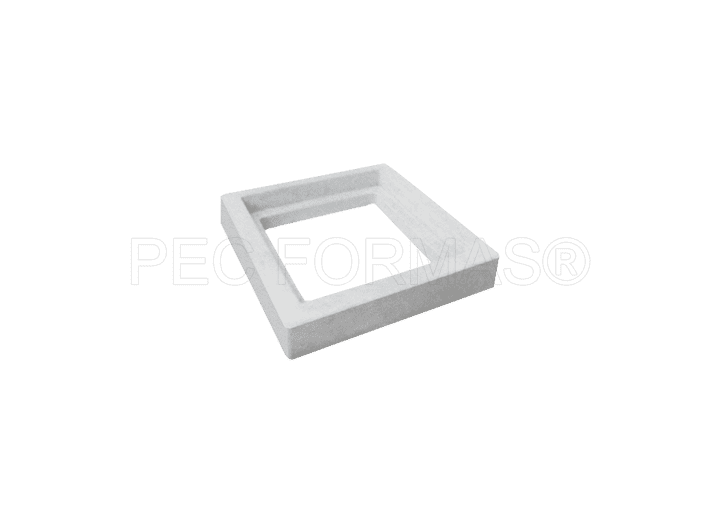 Fôrma Plástica para Moldura de Inspeção Quadrada