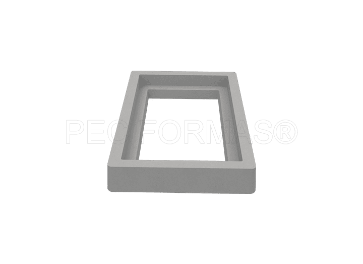 Fôrma Plástica para Moldura de Inspeção Retangular