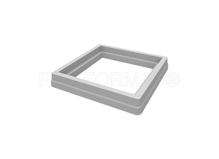 Fôrma Plástica Moldura de Inspeção Quadrada