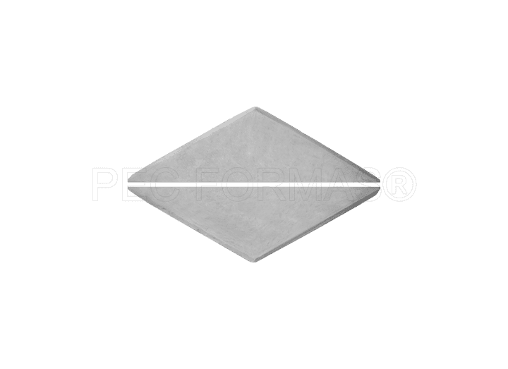 Fôrma Plástica Piso Cubo Liso 3D Meia Pç