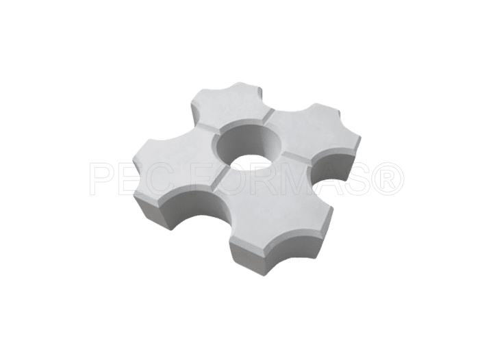 Fôrma Plástica para Concregrama 9 Furos