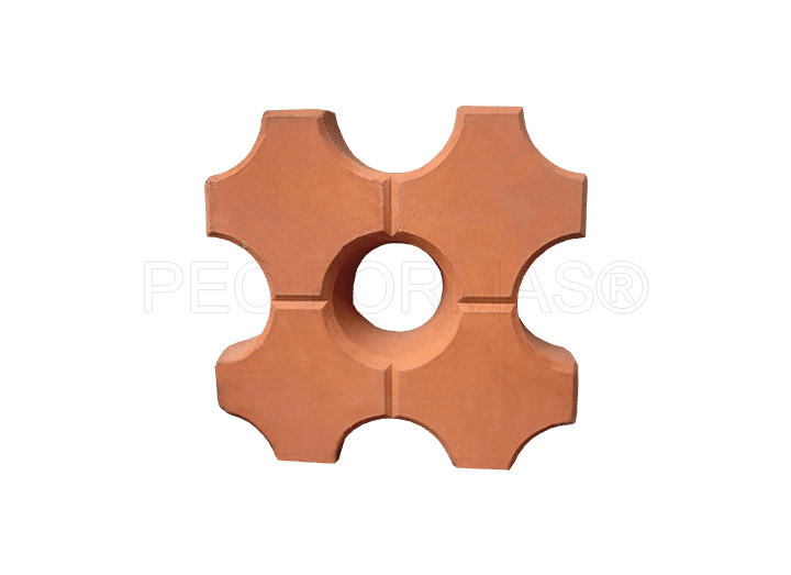 Fôrma Plástica para Concregrama 9 Furos