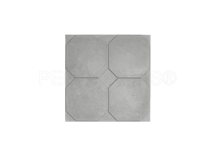 Fôrma Plástica Piso Quadrada Conjunto Rústico