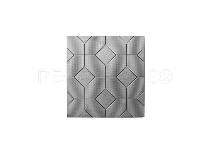 Fôrma Plástica Piso Quadr. Trabalhado Oitavado