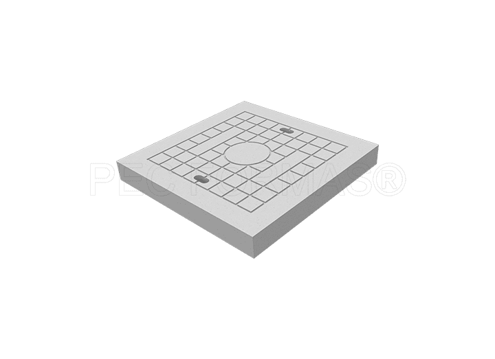 Fôrma Plástica para Tampa de Inspeção Quadrada