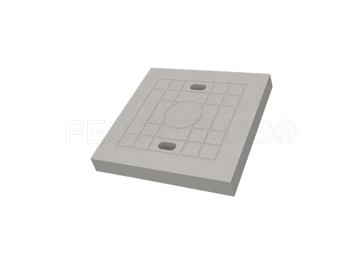 Fôrma Plástica para Tampa de Inspeção Quadrada