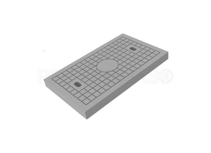 Fôrma Plástica para Tampa de Inspeção Retangular